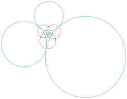 Stereographic octahedral packing.svg