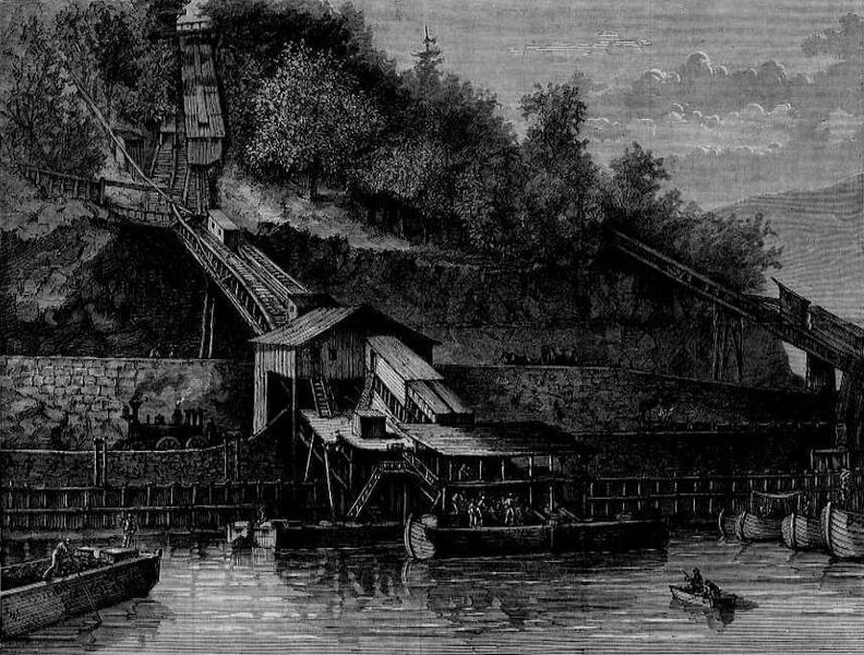 File:Chutes Loading the Canal Boats on the Lehigh Canal.jpg