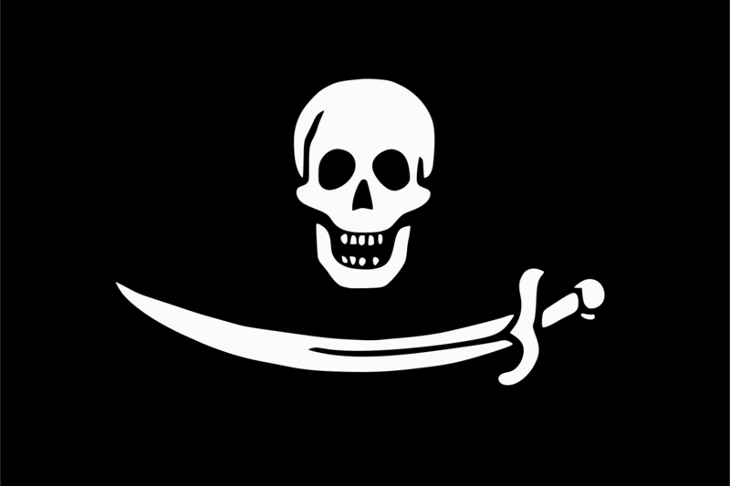 File:Jolly Roger flag of pirate Bartholomew Roberts (early).svg