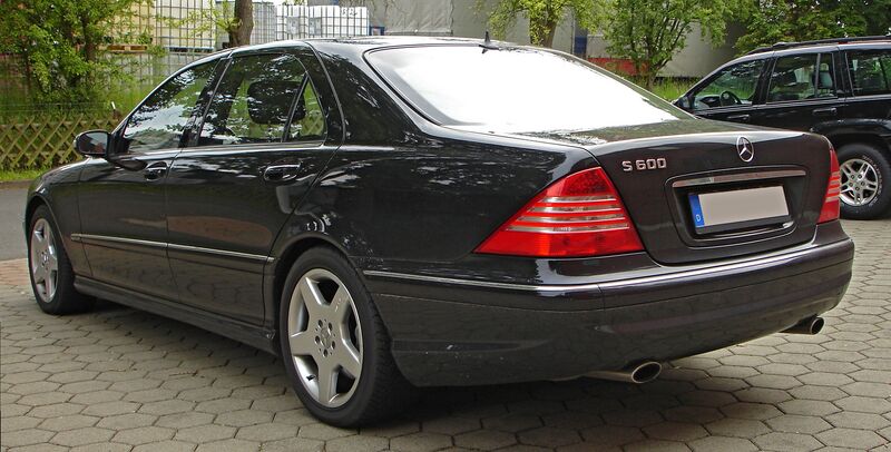 File:Mercedes S600 rear.jpg