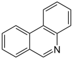 Phenanthridin - Phenanthridine.svg