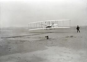 Wright brothers' first flight