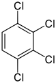 1,2,3,4-Tetrachlorobenzene.svg