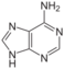 Chemical structure of adenine