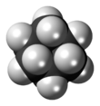 3D structure of a cyclohexane molecule