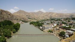 The Kokcha River in Fayzabad