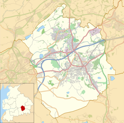 Location map United Kingdom Borough of Hyndburn.svg
