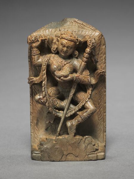 File:Nepal, 11th-12th century - Vajravarahi- Dancing Tantric Buddhist Female Diety - 1966.144 - Cleveland Museum of Art.jpg