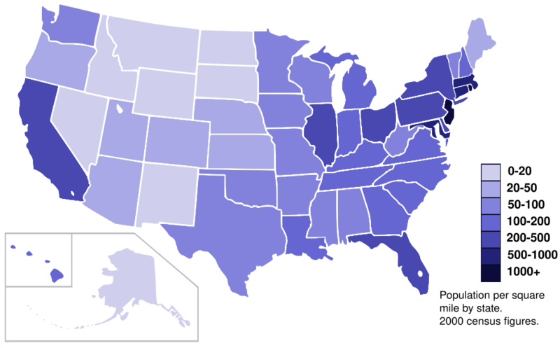 File:US 2000 census population density map by state.svg