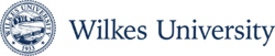 Wilkes University Seal Horizontal Blue.png